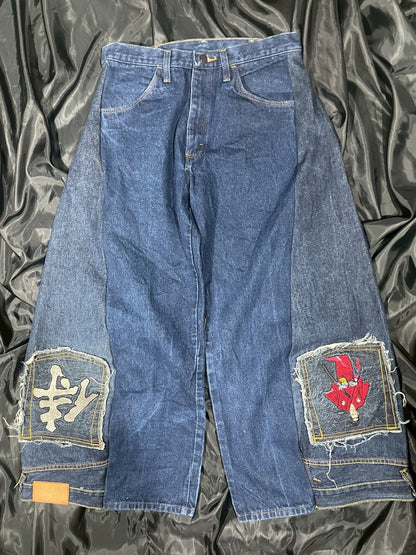 Custom Japanese Samurai embroidery design