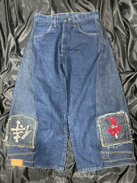 Custom Japanese Samurai embroidery design