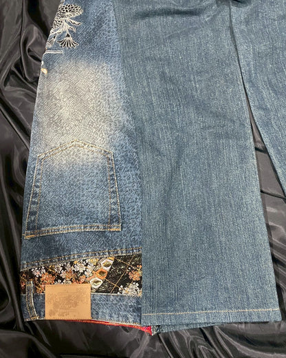 Custom scenes of carp embroidery designs