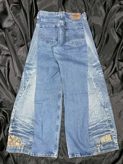 Custom jeans of dragon embroidery design No.2