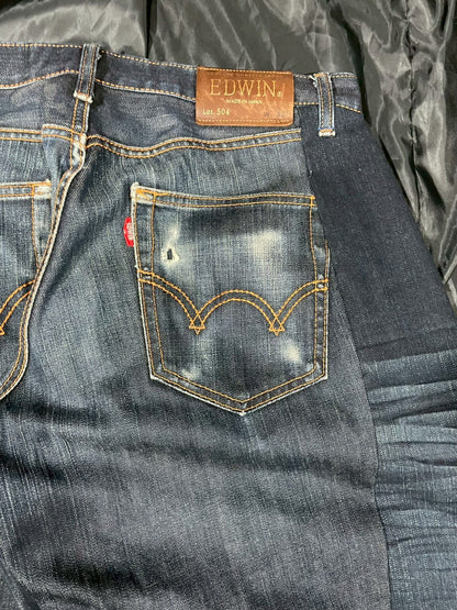 Custom jeans of dragon embroidery design No.1