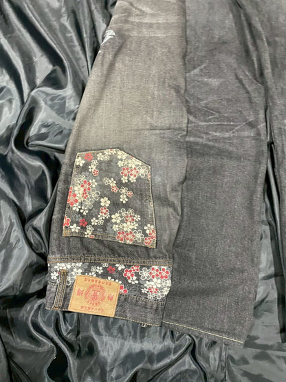 Custom jeans of dragon embroidery design No.5